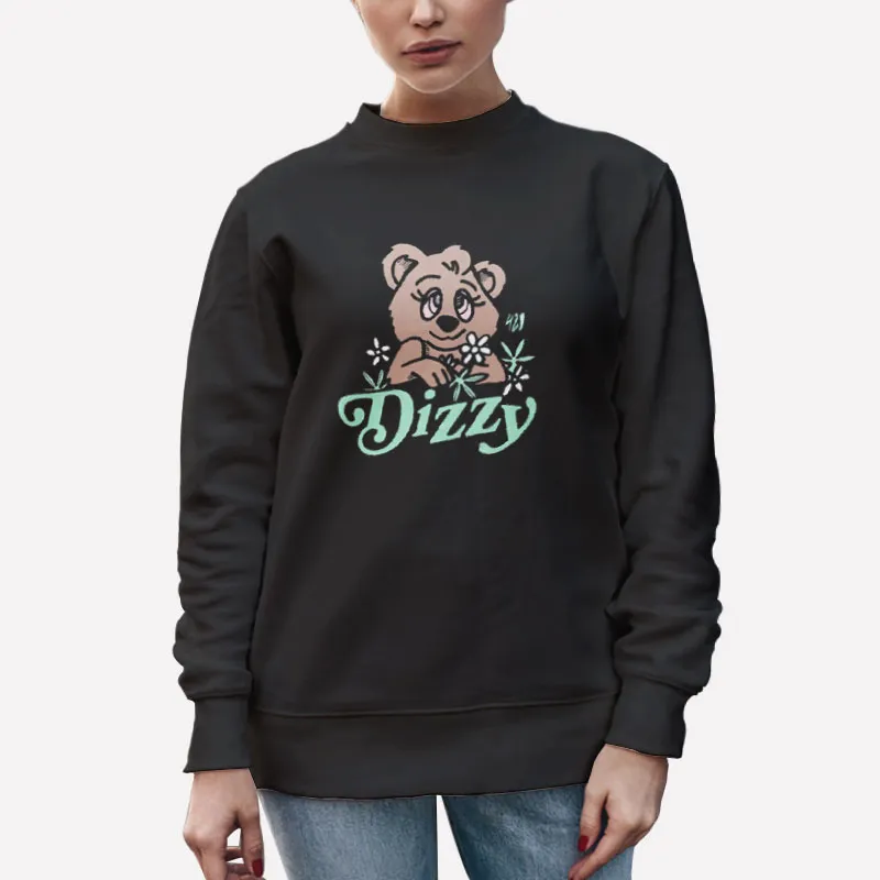 Unisex Sweatshirt Black Funny Bear Dizzy Tana Shirt