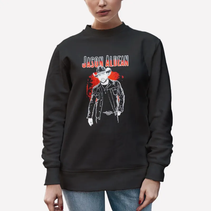 Unisex Sweatshirt Black Funny Jason Aldean Tour Shirts