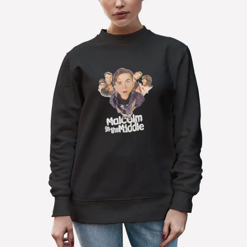 Unisex Sweatshirt Black Funny Malcolm In The Middle Shirt