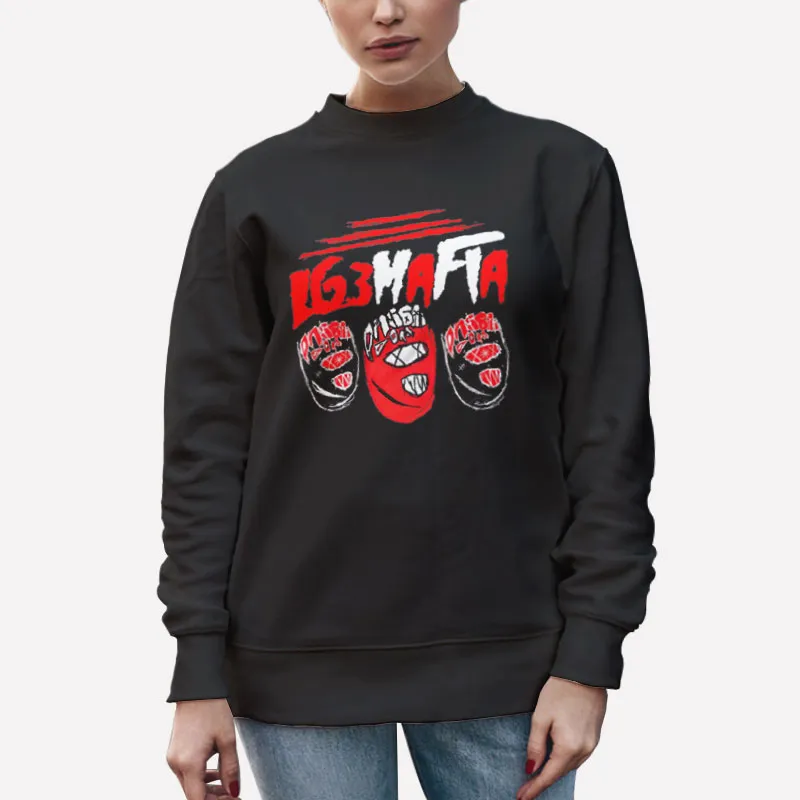 Unisex Sweatshirt Black Glitch Lg3 Mafia Dasgasdom3 Merch Shirt