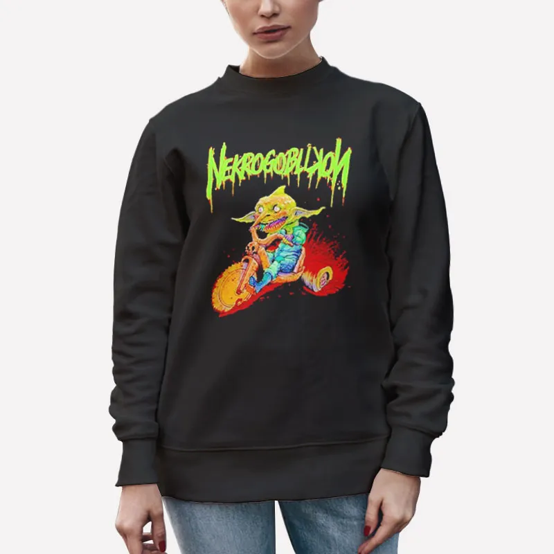 Unisex Sweatshirt Black Goblin Mode Nekrogoblikon Shirt