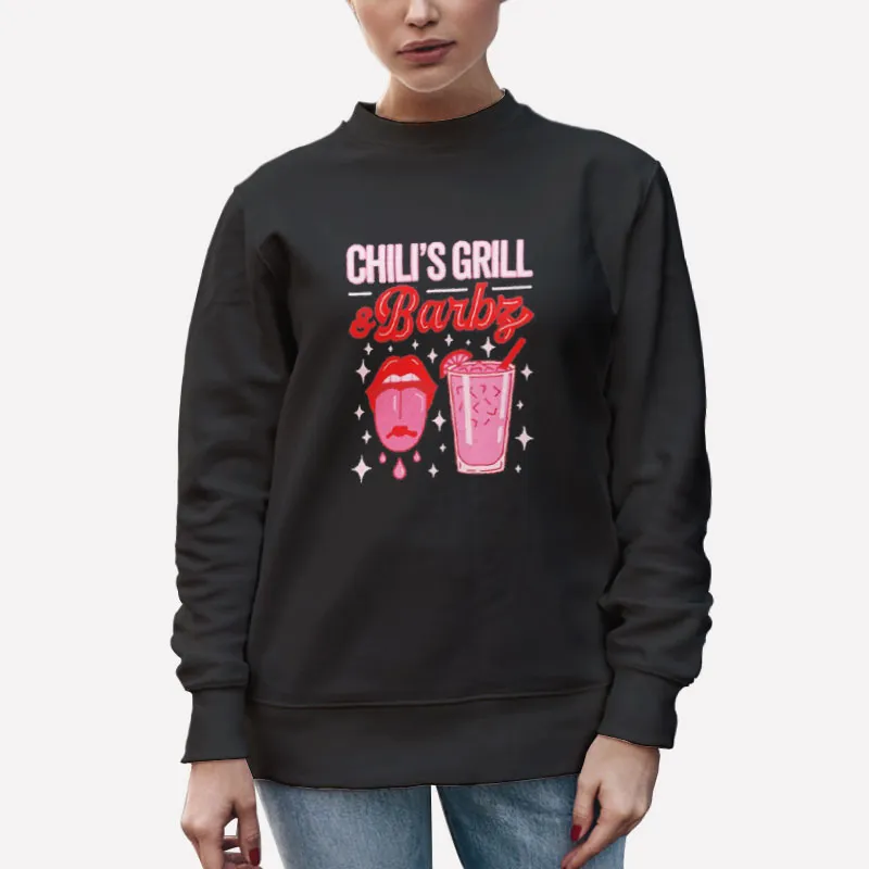 Unisex Sweatshirt Black Grill And Barbz Day Chilis Shirt