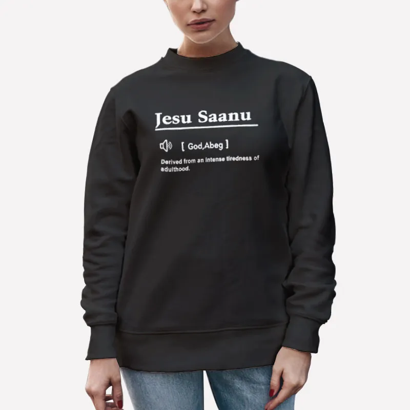 Unisex Sweatshirt Black Jesu Merch Saanu Shirt