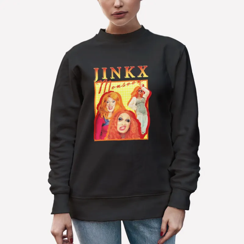 Unisex Sweatshirt Black Jinkx Monsoon Merch 90s Shirt