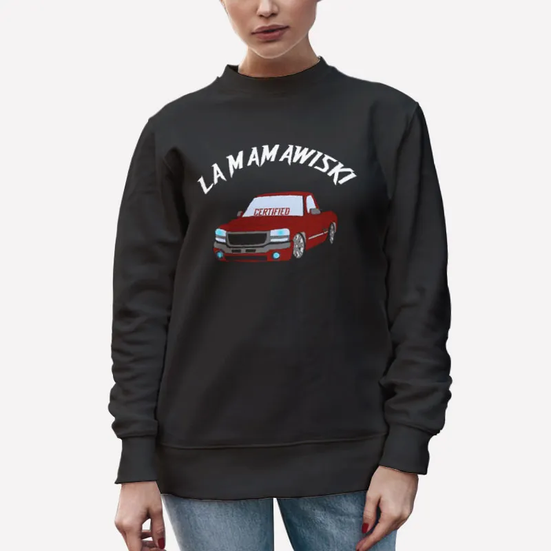 Unisex Sweatshirt Black La Mamawiski Certified Mamalona Truck Shirt