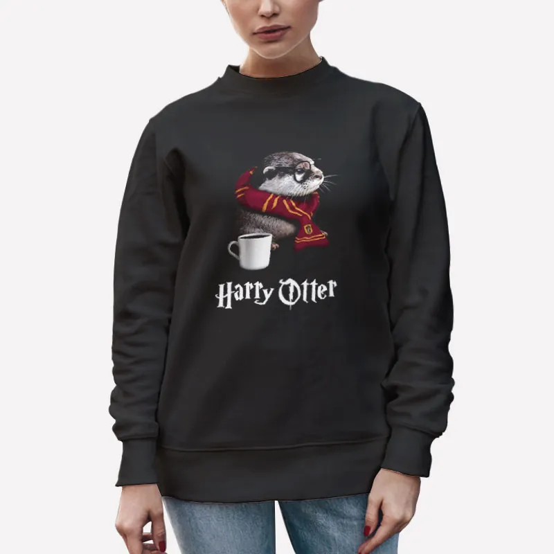 Unisex Sweatshirt Black Meme Parody Funny Harry Otter Shirts
