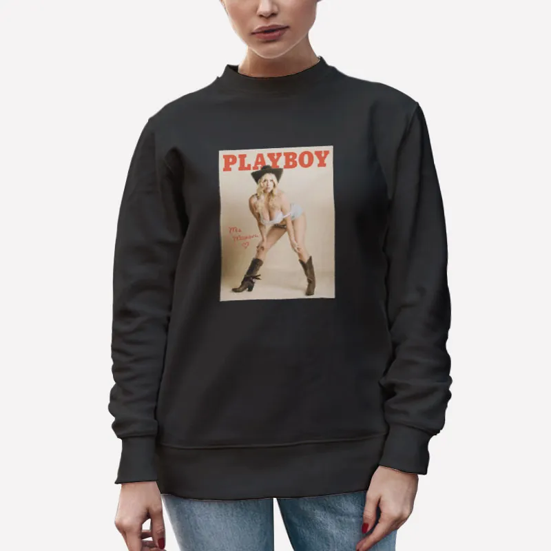 Unisex Sweatshirt Black Mia Malkova Playboy Cover Shirt