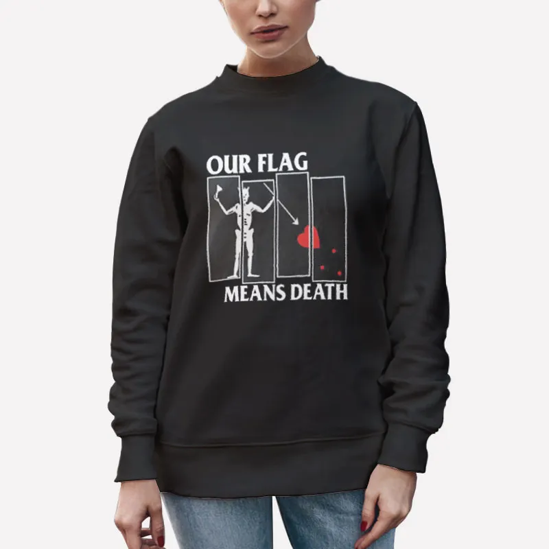 Unisex Sweatshirt Black Our Flag Means Death Robe Classic Shirt