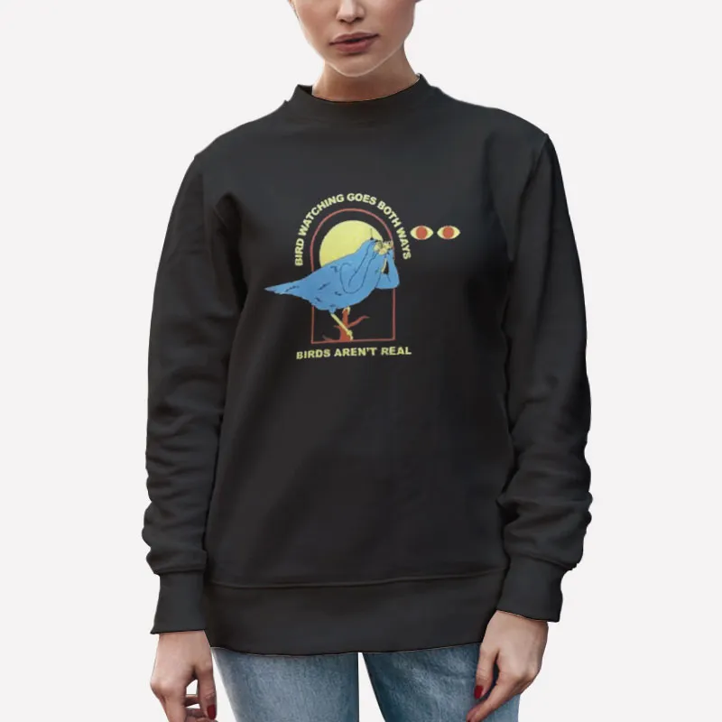 Unisex Sweatshirt Black Peter Mcadoo Birds Aren’t Real Shirt
