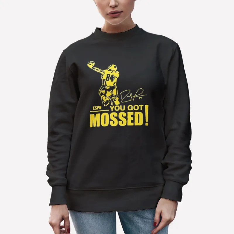 Unisex Sweatshirt Black Randy Moss You Got Mossed Shirt