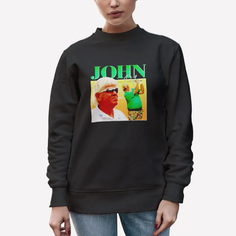 Unisex Sweatshirt Black Retro Golf John Daly T Shirt