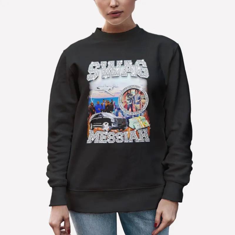 Unisex Sweatshirt Black Retro Kankan Goin Swag Messiah Shirt