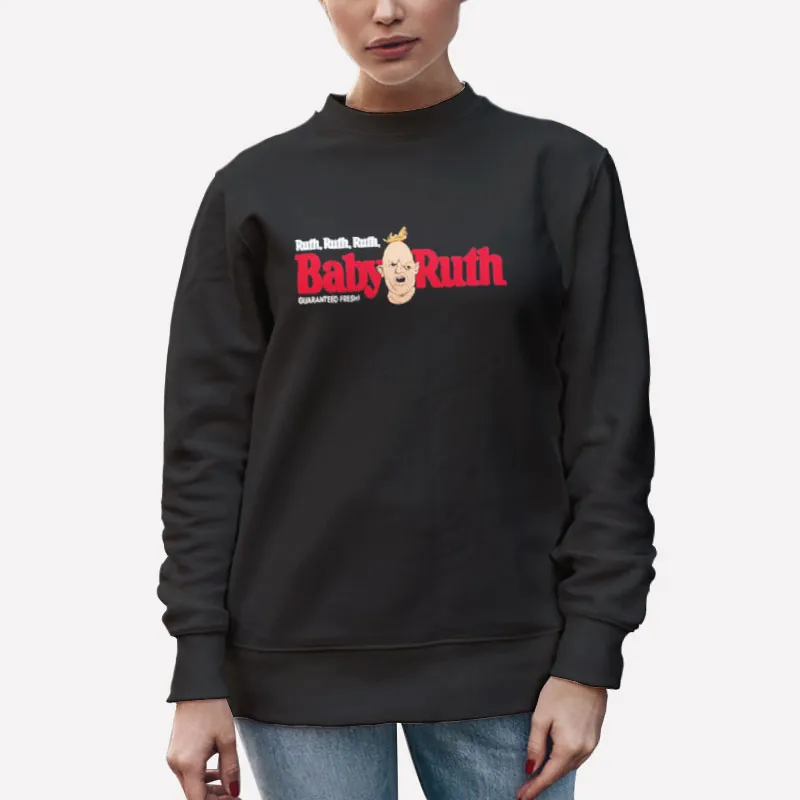 Unisex Sweatshirt Black Sloth Baby Ruth Goonies Shirt