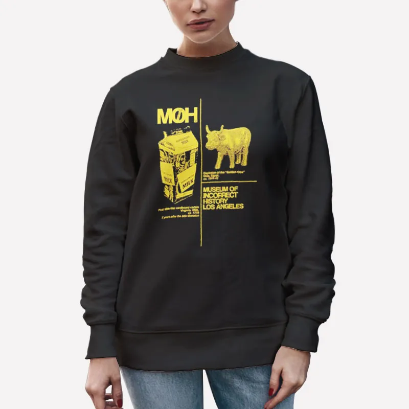 Unisex Sweatshirt Black Ted Moh Museum Of Incorrect History Shirt