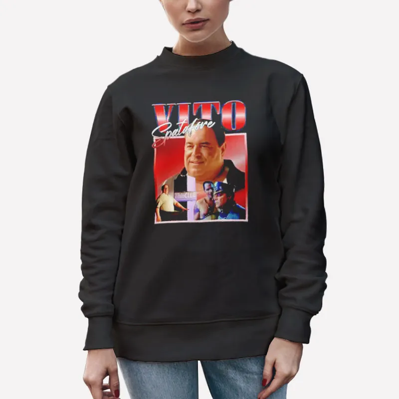 Unisex Sweatshirt Black The Sopranos Vito Spatafore Shirt