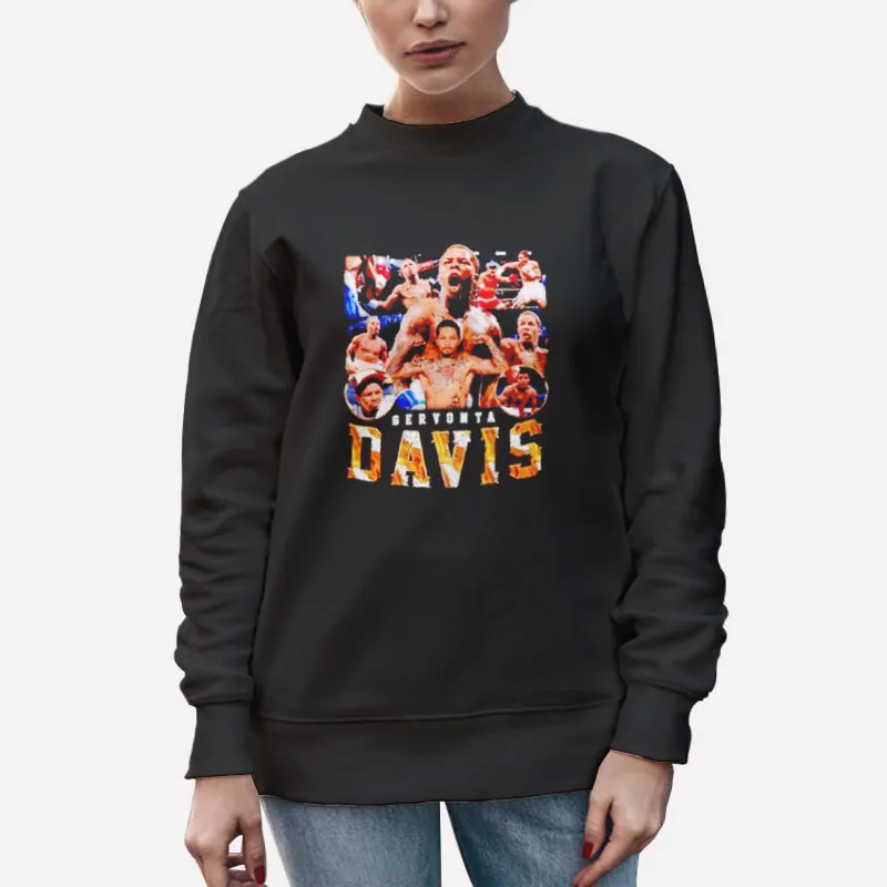 Unisex Sweatshirt Black Vintage Boxer Gervonta Davis Shirt