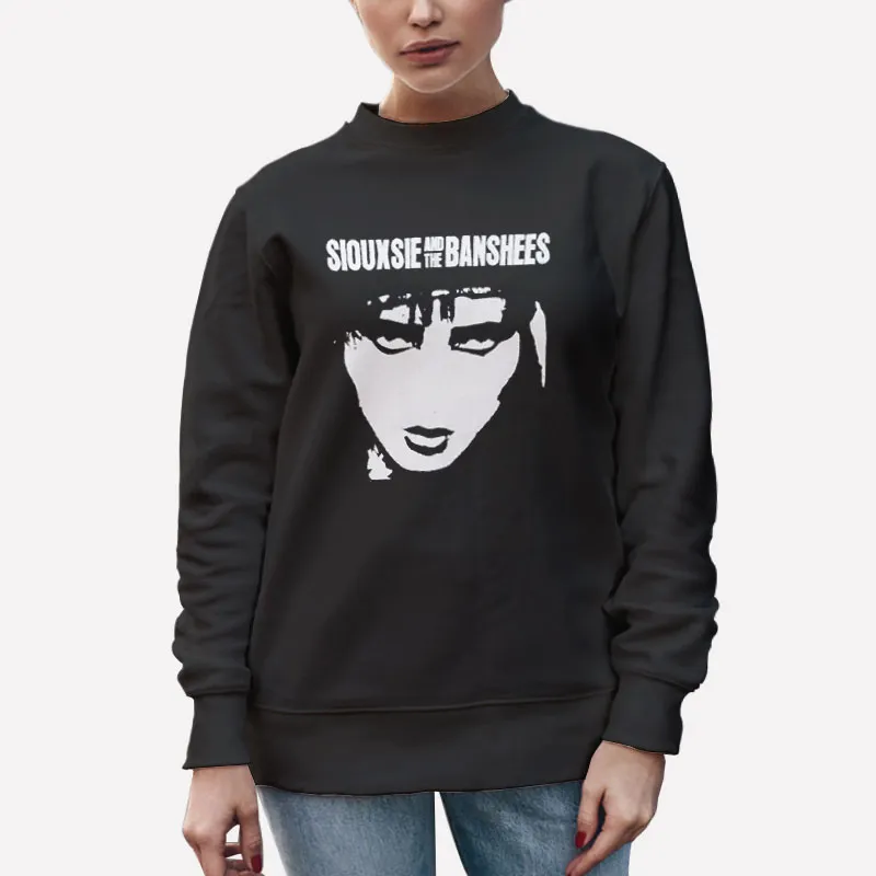 Unisex Sweatshirt Black Vintage Retro Siouxsie And The Banshees T Shirt