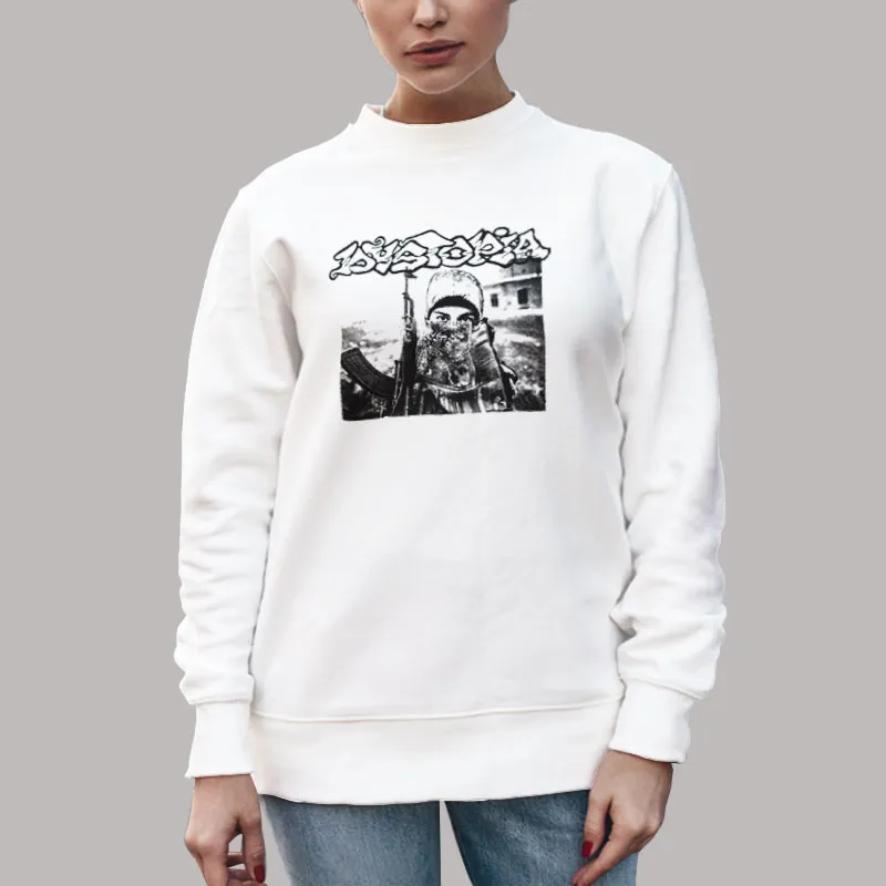 Unisex Sweatshirt White Dystopia Hardcore Punk Crustpunk Sludge Band Shirt