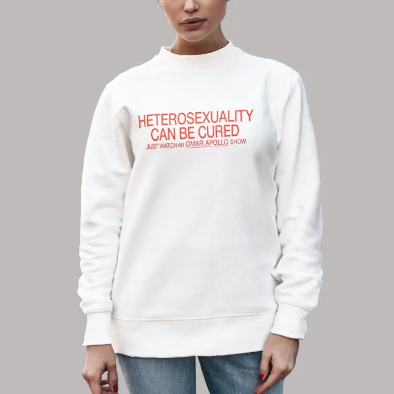Unisex Sweatshirt White The Cure Omar Apollo Shirt