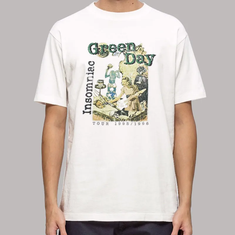 Vintage 1995 Tour Green Day Insomniac T Shirt
