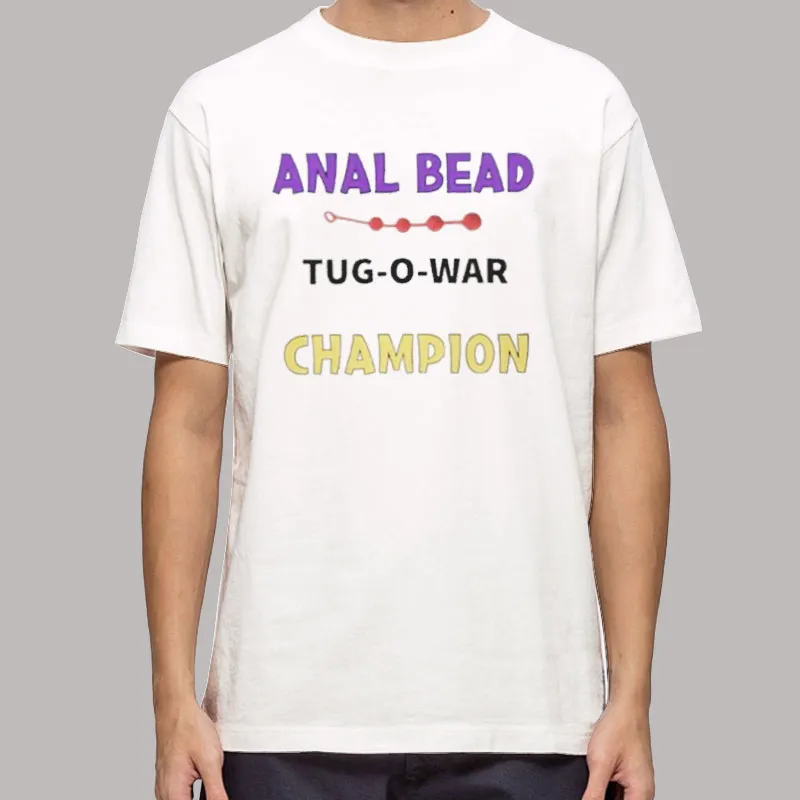 Vintage Retro Anal Bead Tug Of War Champion Shirt