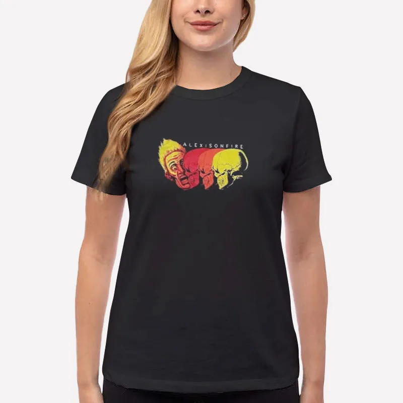 Women T Shirt Black Alexisonfire Merch Scream Shirt
