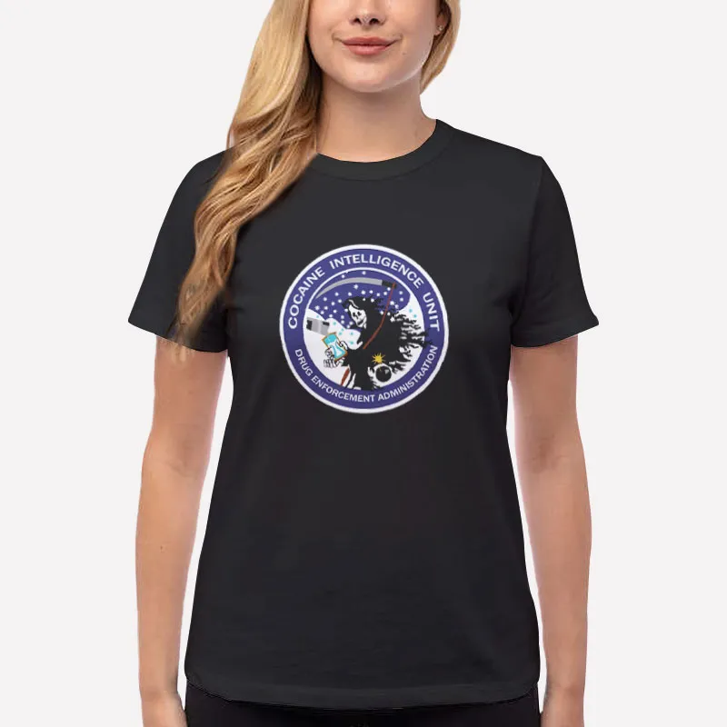 Women T Shirt Black Dea Cocaine Intelligence Unit Shirt