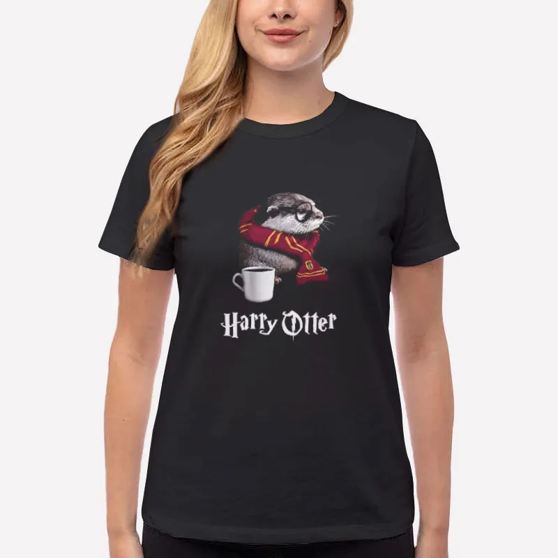 Women T Shirt Black Meme Parody Funny Harry Otter Shirts