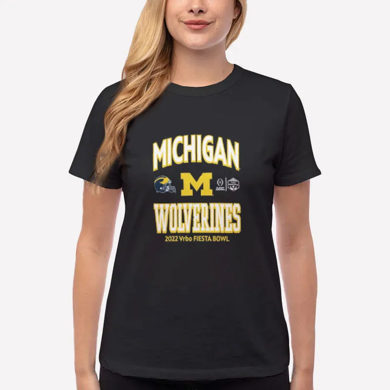 Women T Shirt Black The Michigan Mden Shirt