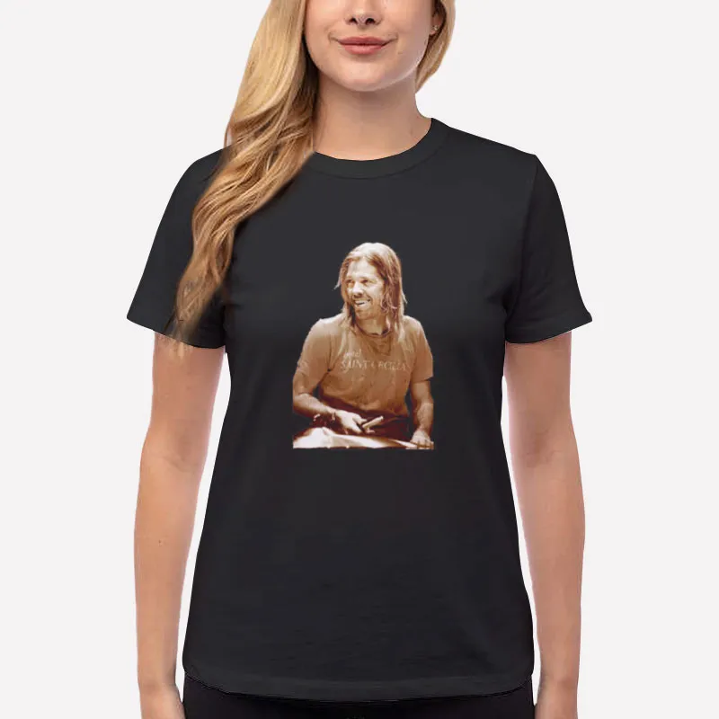 Women T Shirt Black Vintage Billie Eilish Taylor Hawkins Shirt