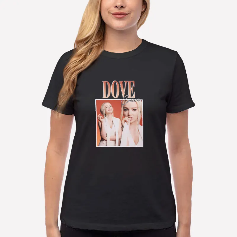 Women T Shirt Black Vintage Dove Cameron Merch Shirt
