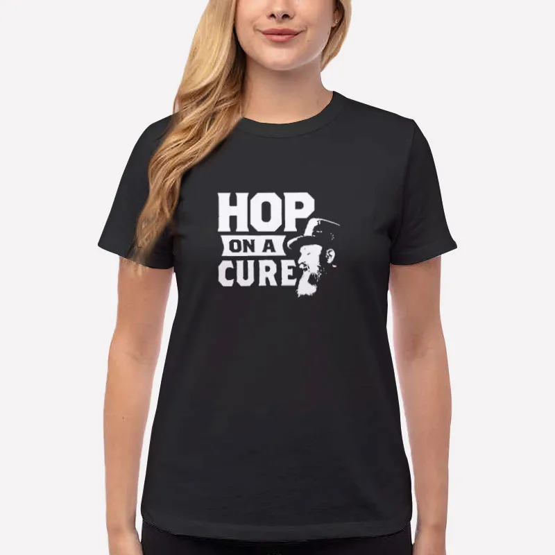 Women T Shirt Black Zac Brown Hop On A Cure Shirt