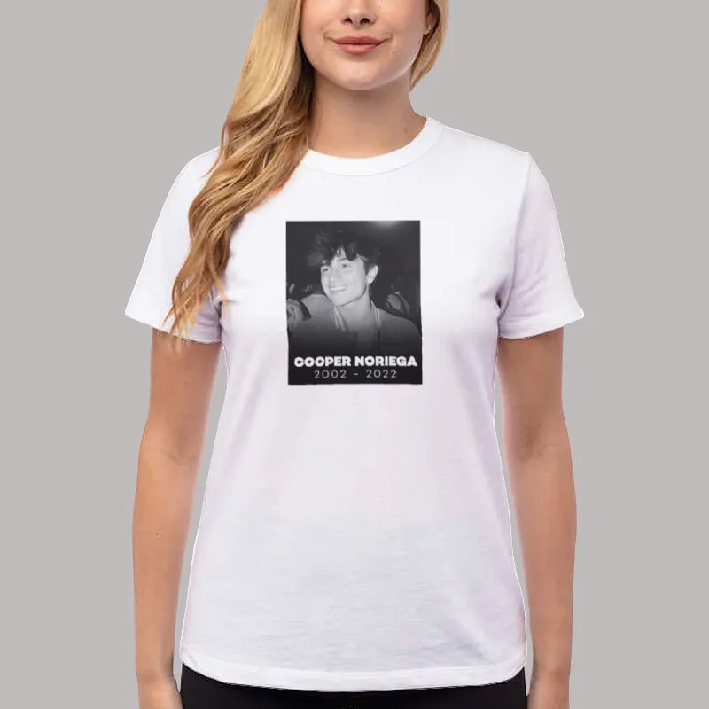 Women T Shirt White Rip Cooper Noriega Merch Shirt