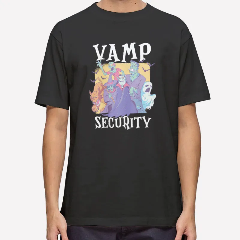 Funny Easy Halloween Vamp Security Shirt
