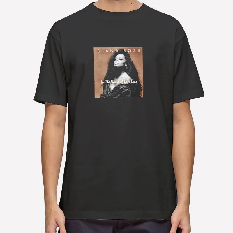 In The Name Of Love Tour Diana Ross T Shirt