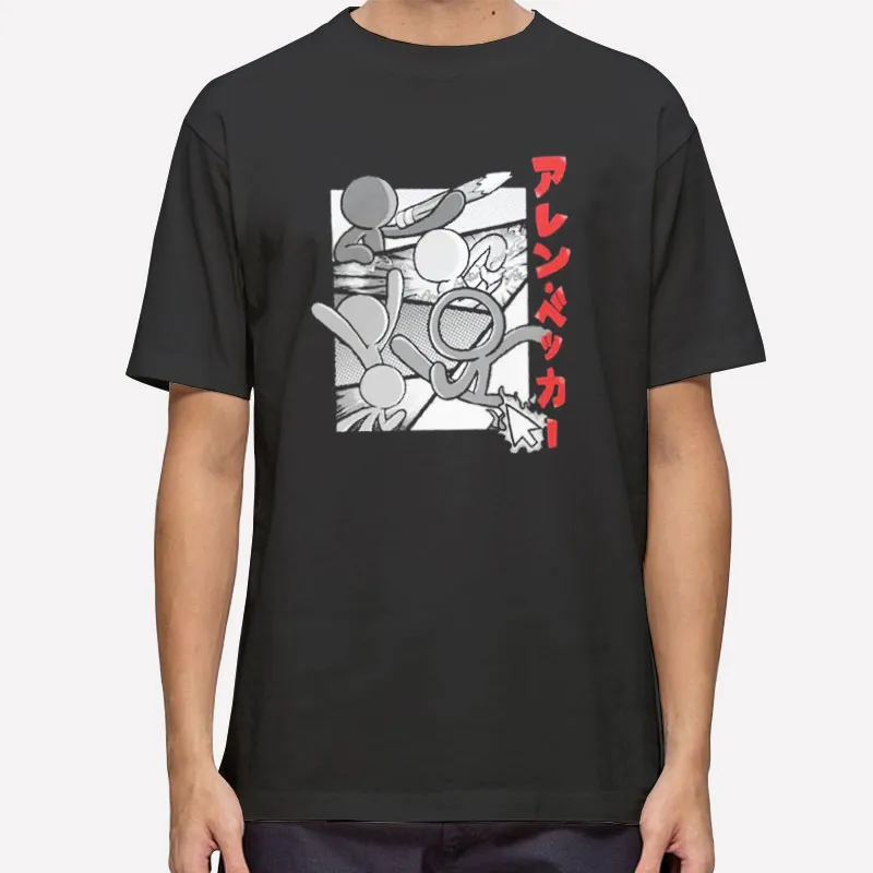 Japanese Manga Alan Becker Merch Shirt
