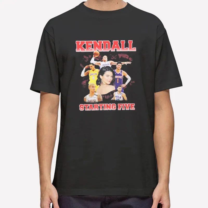 Kendall Starting Five Shirt Loahaddian Kendall Jenner Team