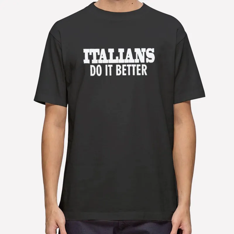 Madonna Italians Do It Better Black Print T Shirt