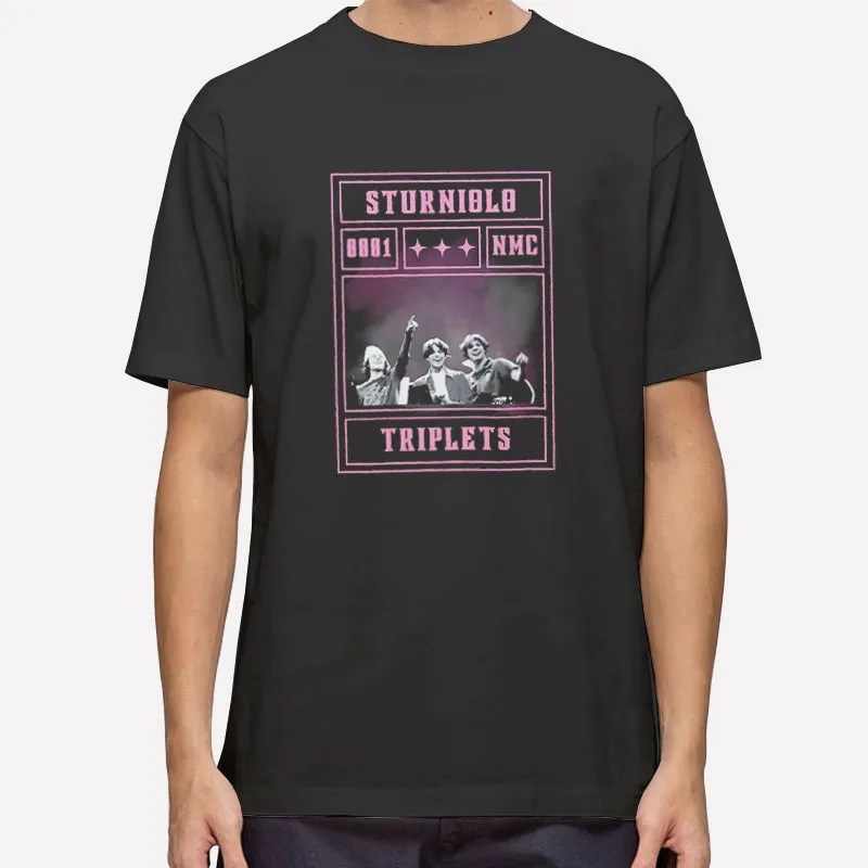 Mens T Shirt Black Vintage Inspired Sturniolo Triplets Sweatshirt