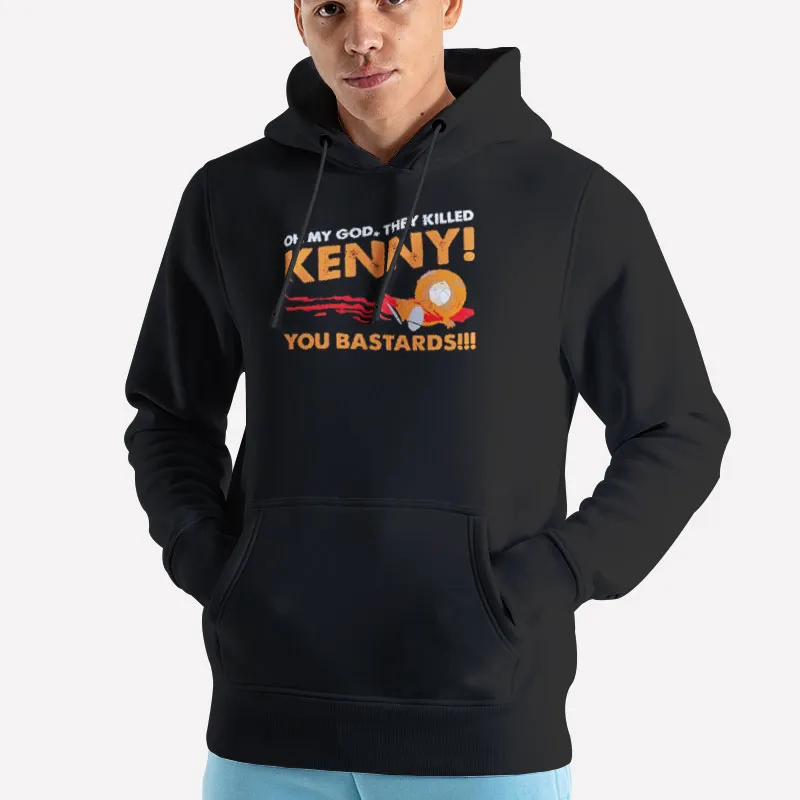 Unisex Hoodie Black South Park Oh My God They Killed Kenny Shirt
