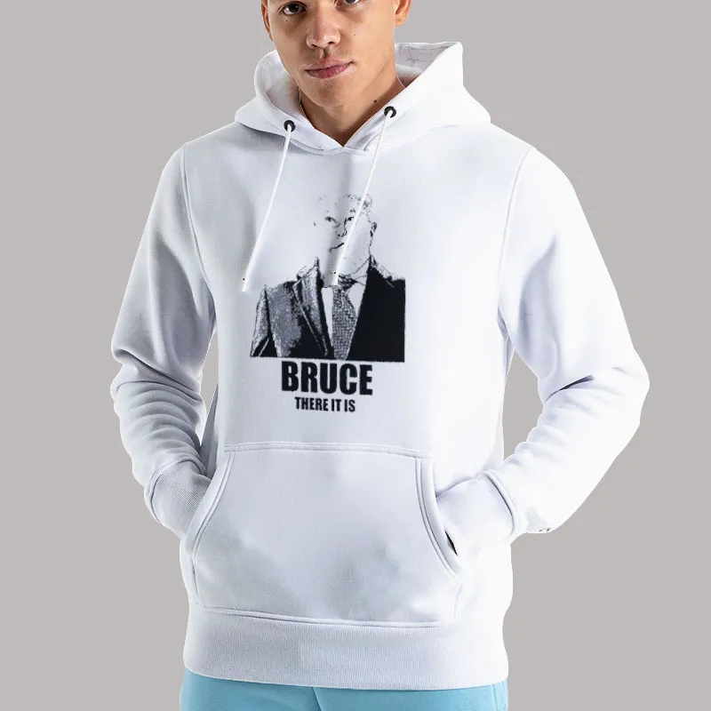 Unisex Hoodie White Boudreau Vancouver Bruce There It Is Shirt