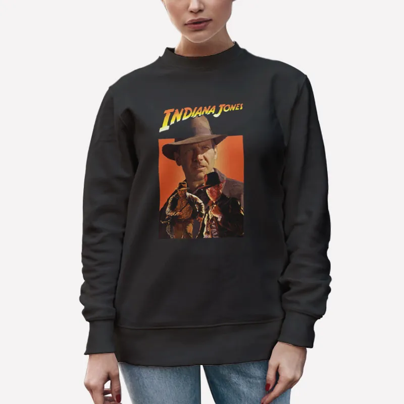 Unisex Sweatshirt Black Archaeology Adventure Indiana Jones Harrison Ford Shirt