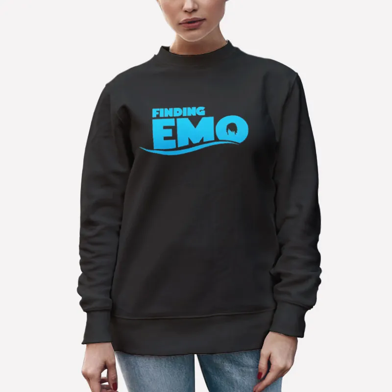 Unisex Sweatshirt Black Funny Finding Nemo Emo Shirt