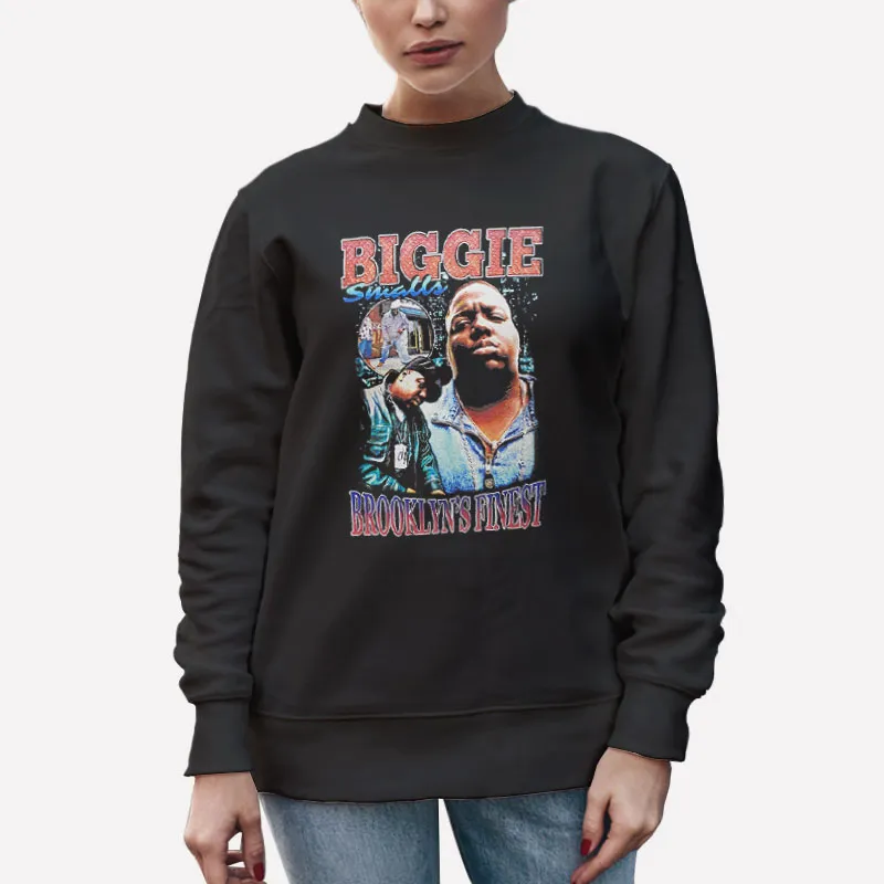 Unisex Sweatshirt Black The Brooklyn's Finest Biggie T Shirt