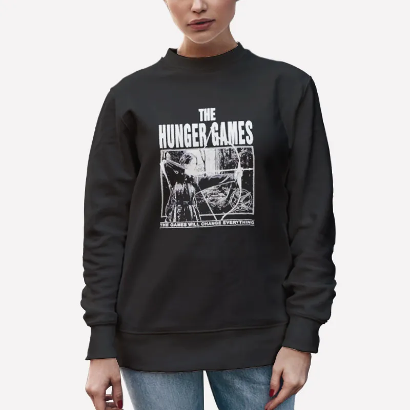 Unisex Sweatshirt Black The Games Will Change Everything Hunger Games Shirt