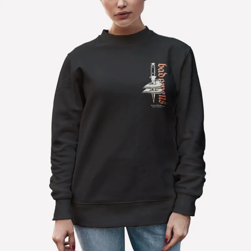 Unisex Sweatshirt Black Vintage Inspired Bad Omens Merch Shirt