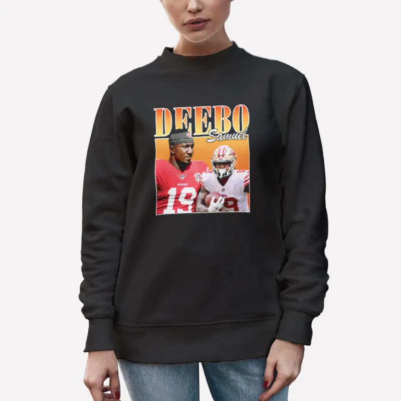 Unisex Sweatshirt Black Vintage Inspired Samuel Deebo Shirt