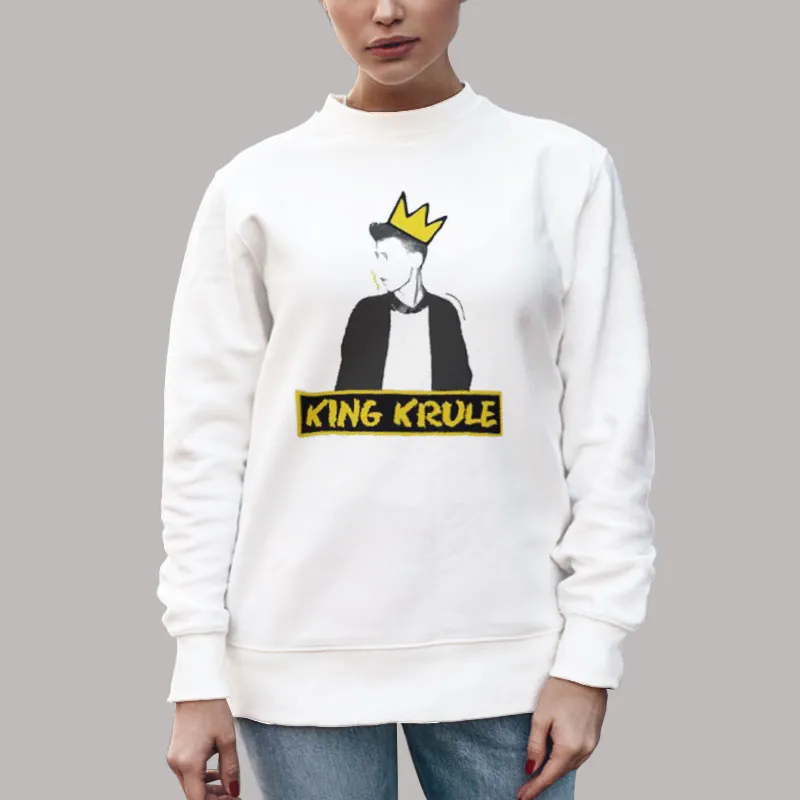 Unisex Sweatshirt White Vintage Inspired King Krule Shirt