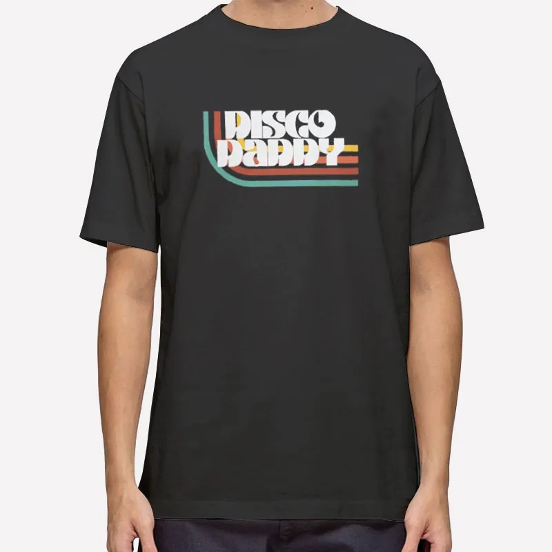Vintage Disco Daddy Stripe 70s Clothing T Shirt