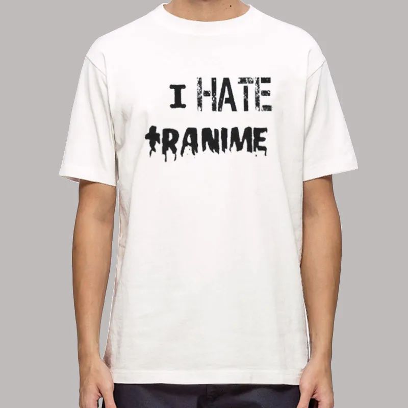 Vintage Inspired I Hate Anime Shirt